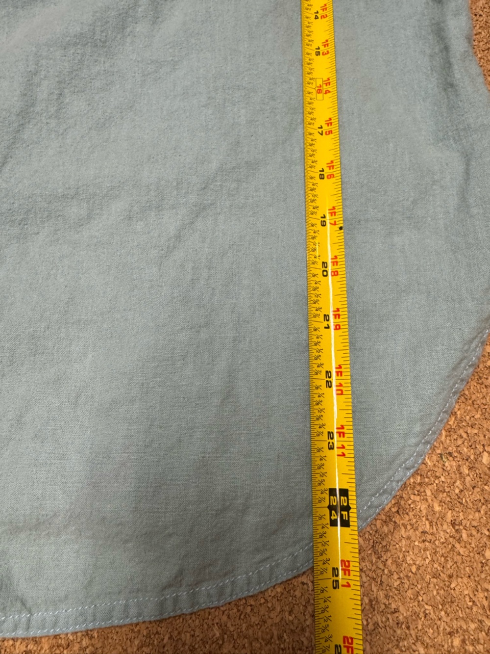 Free People We The Free Made For Sun Linen Shirt L Green Oversized Coastal A7 - Picture 8 of 10